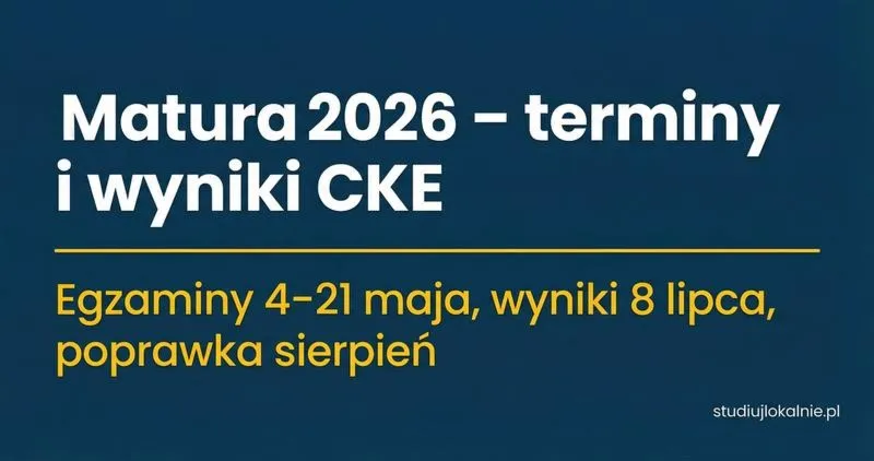 Kiedy warto sprawdzić daty poprawek w sierpniu dla szkół i matury 2026?